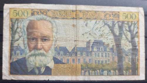 1954 France 500 Francs, p.133a