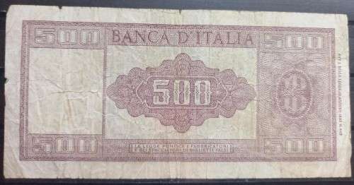 1947 Italy 500 Lire
