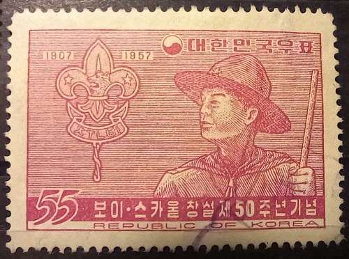 South Korea lot of 4 singles and 3 pairs, used