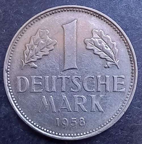 Germany 1 Mark 1958G *rare