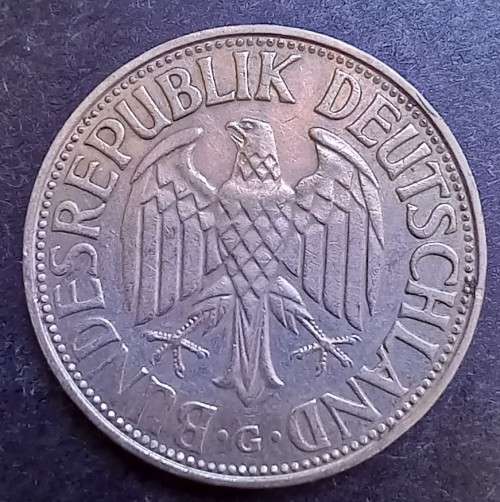Germany 1 Mark 1958G *rare