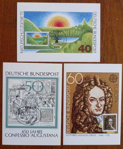 Germany lot of 22 maxi cards from the 1980s