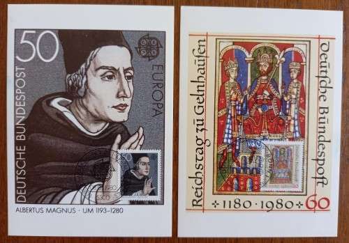 Germany lot of 22 maxi cards from the 1980s