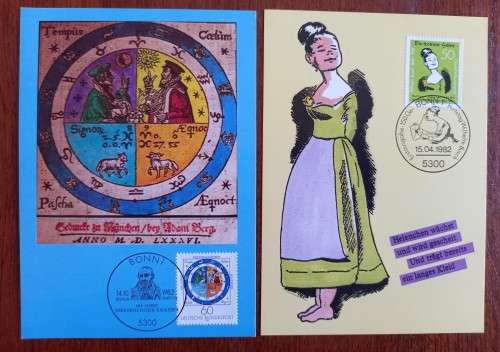 Germany lot of 22 maxi cards from the 1980s