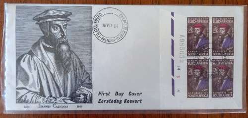 1964 RSA Calvin FDC with control block