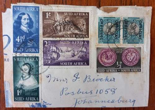 SA Union 1/2d pair of officials on piece