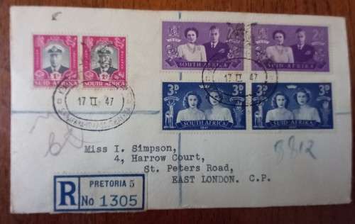 1946 SA Union lot of 16 covers Royal Visit