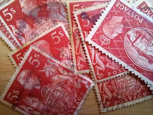 Great Britain large lot of high values 2/6 to 10 Shillings, 1939 onwards