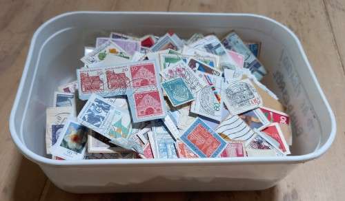 Germany large lot of mostly used stamps and multiples