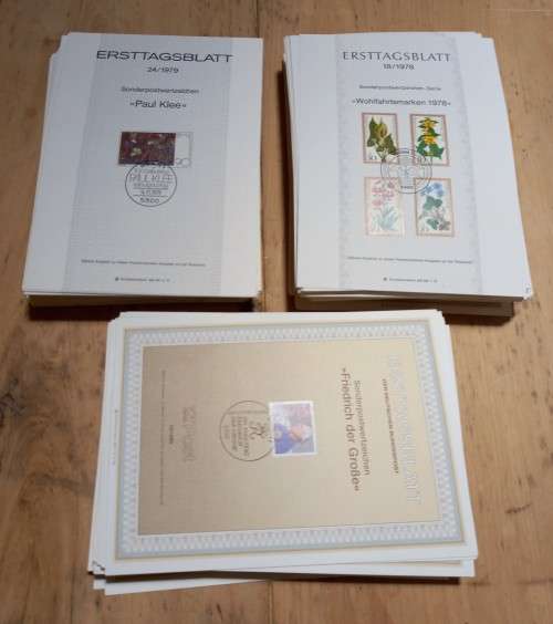 Germany 1975 to 1995 more than 330 First Day Cards - Berlin and Bonn