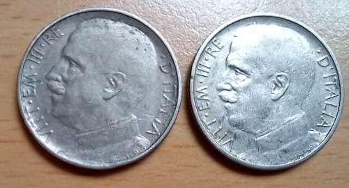 Italy 50 Centesimi 1920 & 1925