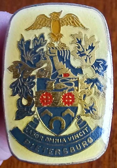 Vintage pair of Pietersburg coat of arms cufflinks