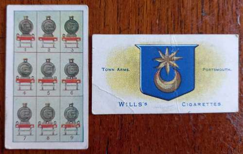 Lot of 12 early Wills cigarette cards