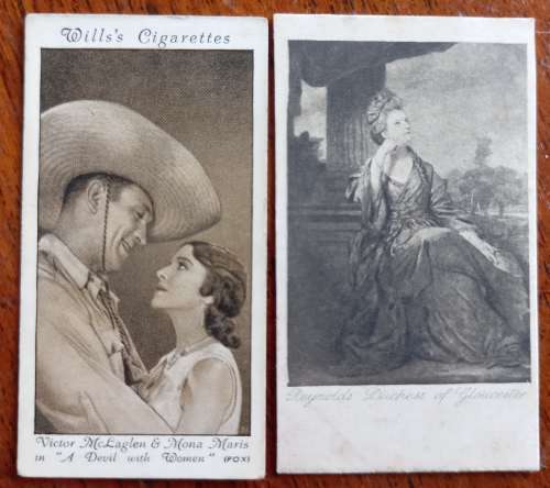 Lot of 12 early Wills cigarette cards