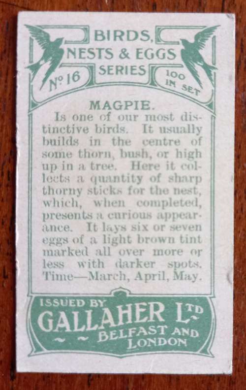 Lot of 20 Gallaher`s cigarette cards early 1900s
