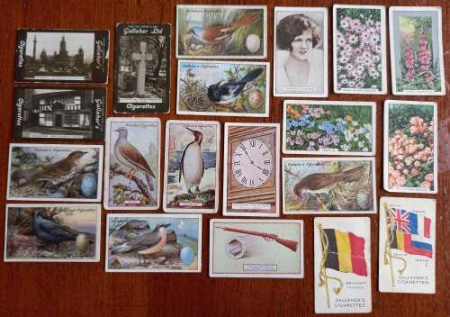 Lot of 20 Gallaher`s cigarette cards early 1900s