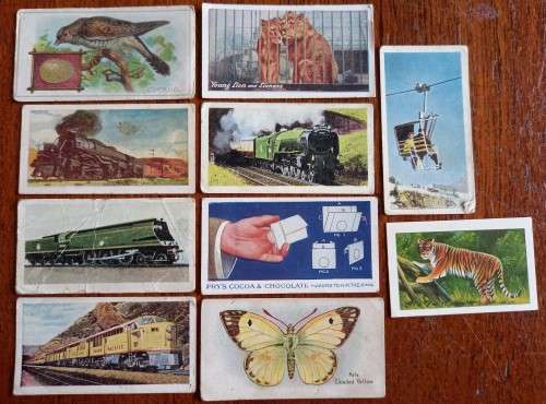 Lot of 10 early 1900s trade cards