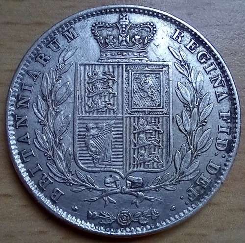 1846 Great Britain Half Crown