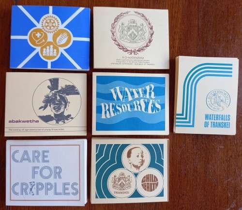 Transkei lot of 72 collector`s sheets 1978 to 1980 - 7 types with duplicates