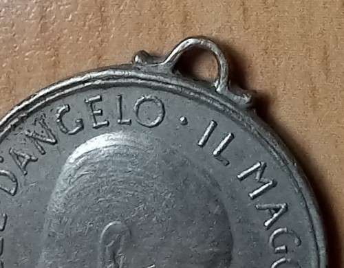 I1907 Italy Achille D`Angelo Napoli medallion