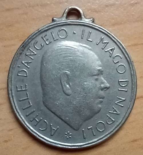 I1907 Italy Achille D`Angelo Napoli medallion