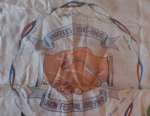 Union Festival 1960 large silk scarf