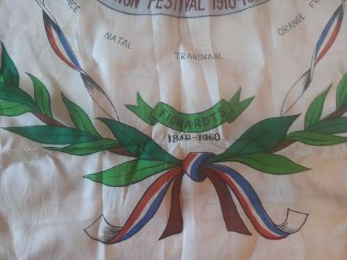 Union Festival 1960 large silk scarf