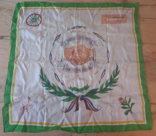 Union Festival 1960 large silk scarf