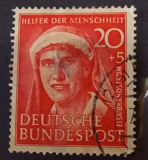 1951 Germany 20 + 5 Pf charity stamp, used