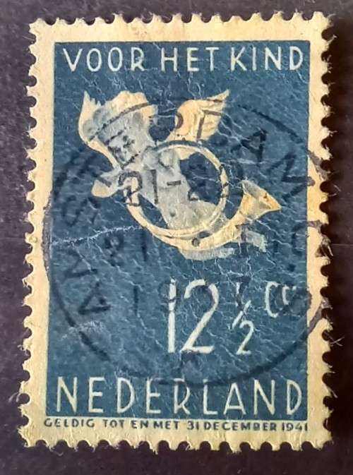 1936 Netherlands 12 1/2 C used Child Care