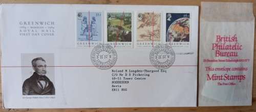 1984 Britain lot of 13 FDCs & 42 MNH stamps, CV$120