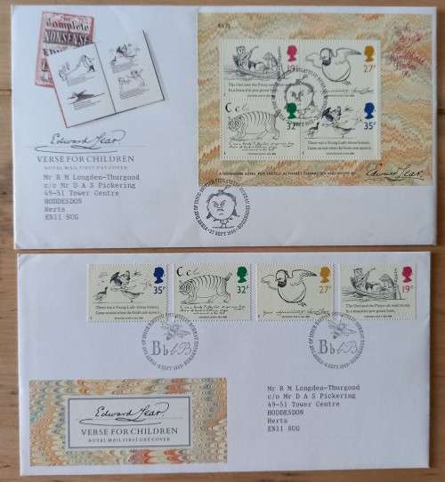 1988 Great Britain `Verse for Children` lot - see details