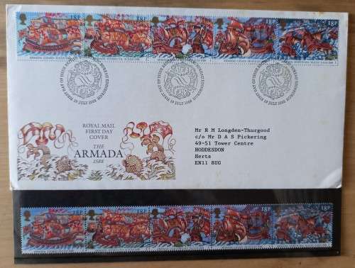 1988 Great Britain lot of 7 FDCs + 26 MNH stamps, CV$70