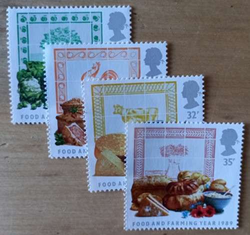 1989 Great Britain lot of 5 FDCs & 20 MNH stamps, CV$60 - see details