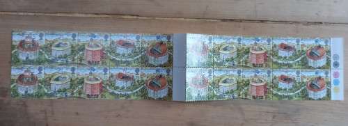 1995 Great Britain Shakespeare`s Globe Theatre FDC + 2 MNH attached blocks of 10