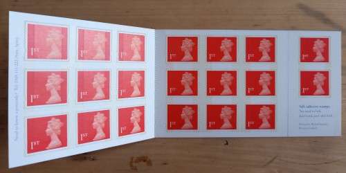 1993 Great Britain self-adhesive Machin FDC + unused stamp booklet of 20 in presentation folder