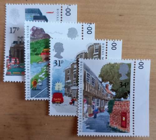 1985 Great Britain lot of 10 FDCs & 32 MNH stamps, CV$90