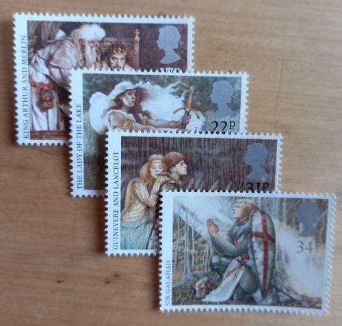 1985 Great Britain lot of 10 FDCs & 32 MNH stamps, CV$90