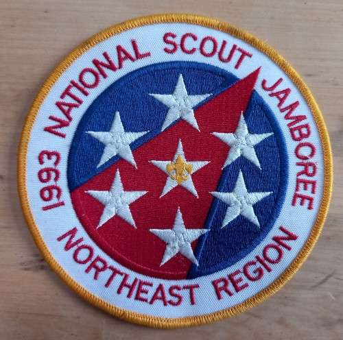 1993 Boy Scouts of America National Jamboree Northeast Region large patch
