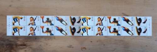 1996 Great Britain Olympics FDC + MNH strip of 20