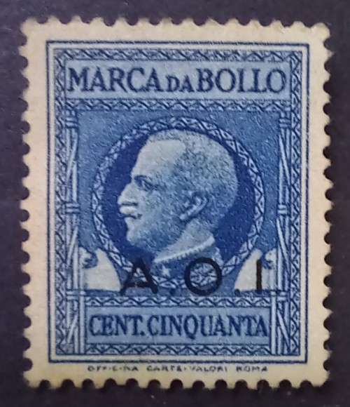 Italian East Africa (A.O.I.) 50c 1941 Revenue stamp MNH