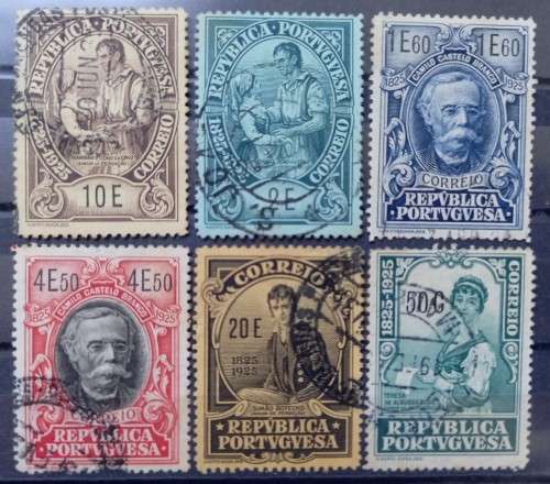 Portugal lot of 6 used stamps 1925