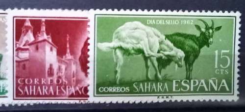 Spanish Sahara lot of 17 MH stamps 1952-1964