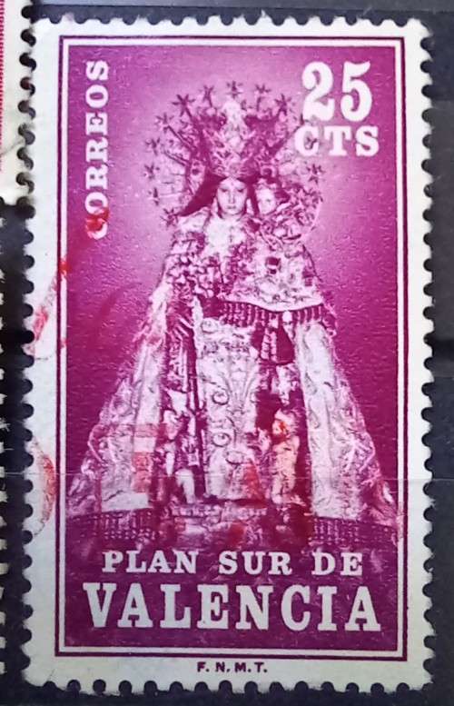 Spain Valencia lot of 15 Tax stamps 1963-1973 used