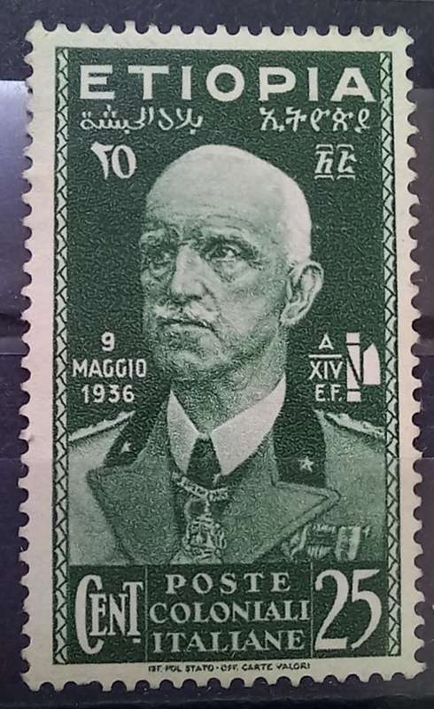 1936 Italian Ethiopia 25c & 50c MH