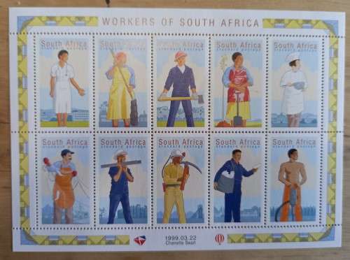 1999 RSA lot of 15 minisheets & mint stamps CV R1000 MNH