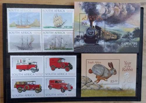 1999 RSA lot of 15 minisheets & mint stamps CV R1000 MNH