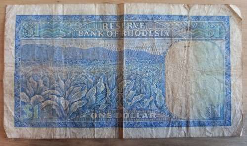 1970 Rhodesia 1 Doller (17 Feb)