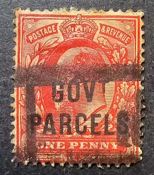 1902 Britain 1P Government Parcels stamp