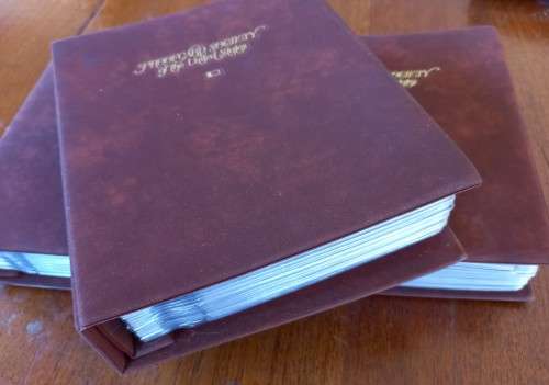 USA 3 albums with 147 Fleetwood FD proofcards Jan 1984 - May 1987